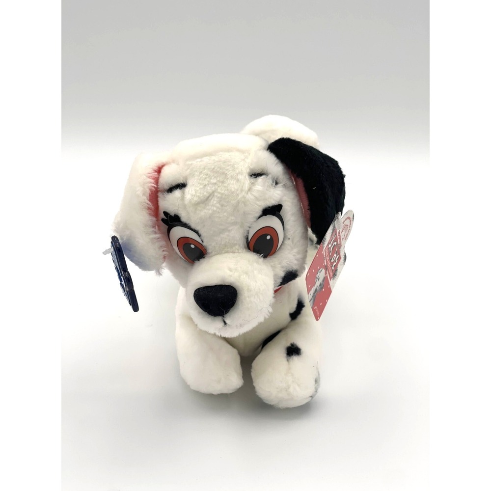 VTG 90s Disney Applause 101 Dalmatians "Two-tone" Puppy Plush 7" w/ Tags